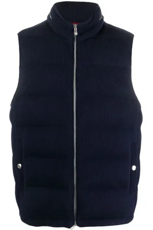 Brunello Cucinelli Ribbed padded gilet