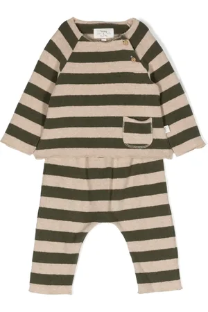 TEDDY & MINOU Striped cotton-blend tracksuit