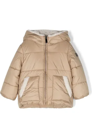 Il gufo Contrasting-trim padded jacket