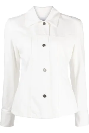 Salvatore Ferragamo Fitted-waistline denim jacket