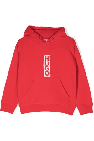 HUGO BOSS Logo-print drawstring hoodie