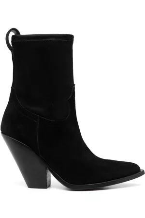 SONORA 100mm pointed-toe suede boots