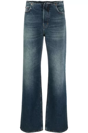 haikure Flared-leg cotton jeans