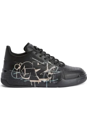 Giuseppe Zanotti Talon graffiti-printed sneakers