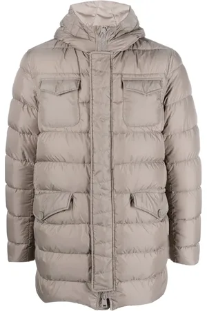 HERNO Zipped hooded padded coat