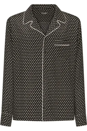 Dolce & Gabbana DG-print silk shirt