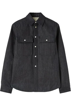 Jil Sander Spread-collar denim shirt