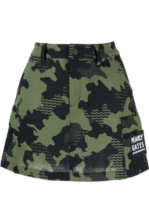 PEARLY GATES Camouflage-print miniskirt