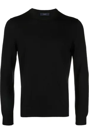 FAY Round-neck virgin-wool sweater
