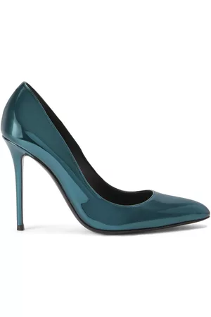 Dark sales green pumps