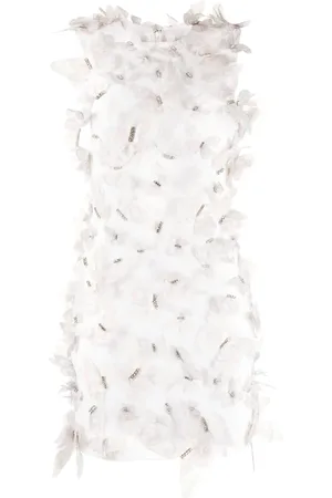 Cynthia Rowley Butterfly-embellished sleeveless minidress
