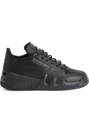 Giuseppe Zanotti Talon rhinestone-embellished leather sneakers