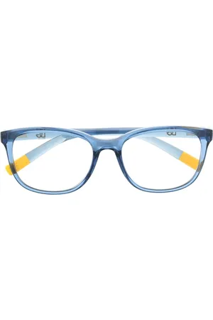 Dolce & Gabbana Logo-print round-frame glasses