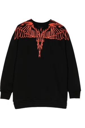 MARCELO BURLON Wings-print cotton-blend sweatshirt