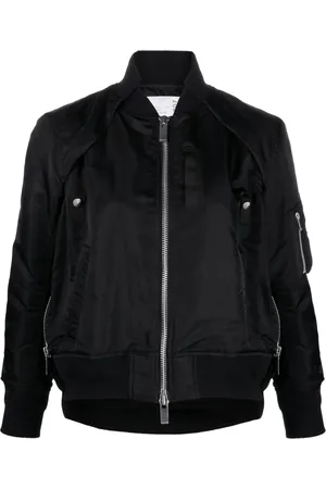 SACAI Detachable-sleeve bomber jacket