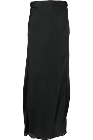 FORTE FORTE Satin-finish maxi skirt