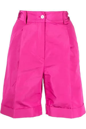 Kiton High-waisted silk bermuda shorts