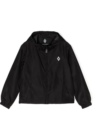 MARCELO BURLON Lion-print zip-up windbreaker