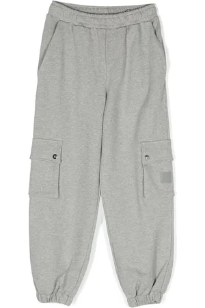 Balmain Logo-patch cargo track pants
