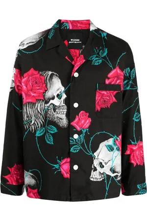 YOHJI YAMAMOTO Wildside skull-print cotton shirt