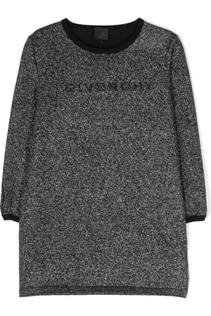 Givenchy Logo-embroidered metallic dress