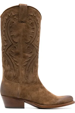 SARTORE 45mm Western-style suede boots