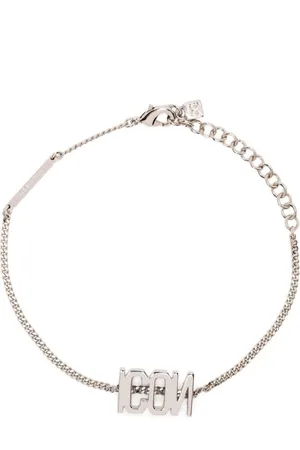Dsquared2 Icon plaque chain-link bracelet