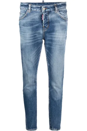 Dsquared2 Logo-patch tapered jeans