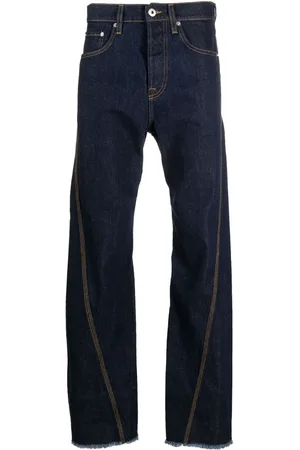 Lanvin Mid-rise straight-leg cotton jeans