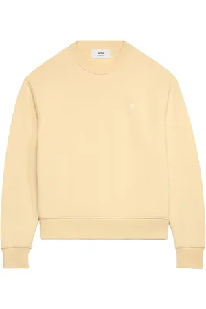 Ami Logo-embroidered cotton sweatshirt