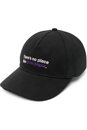 Palm Angels Logo-embroidered cotton cap