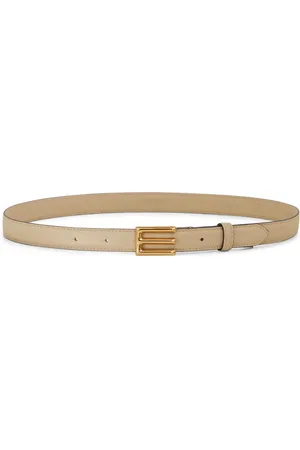 Etro Logo-buckle leather belt