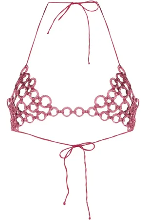 Oseree Lumière multi-ring bralette top