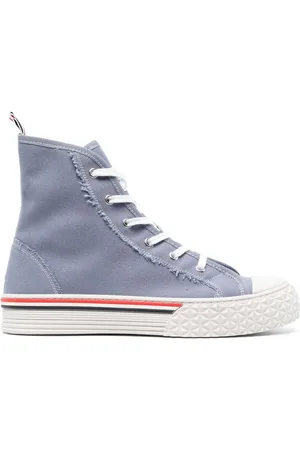 Thom Browne RWB-stripe high-top sneakers