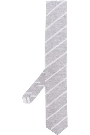 ELEVENTY Striped wool tie
