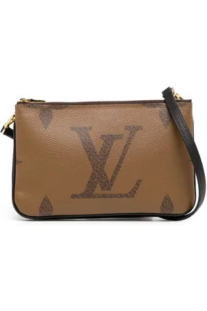 Louis Vuitton 2020 pre-owned Double Zip Pochette Clutch Bag - Farfetch