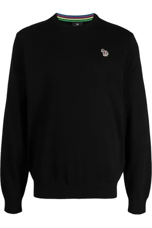 Paul Smith Zebra-patch crew-neck jumper