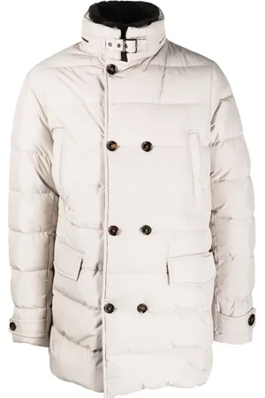 MOORER High-neck padded jacket