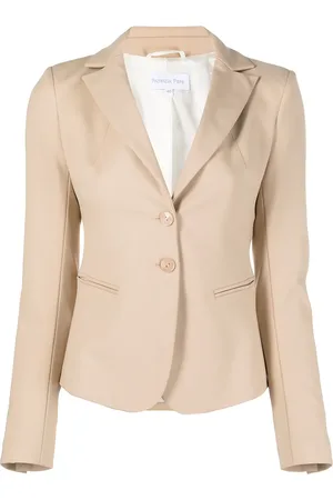 Patrizia Pepe Fitted notched lapel blazer