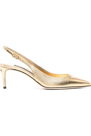 Dolce & Gabbana 70mm slingback leather pumps