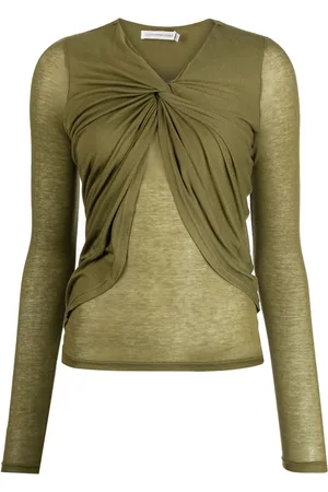 CHRISTOPHER ESBER Knot-detail V-neck blouse