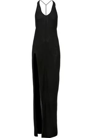 J.W.Anderson Halterneck slit draped dress