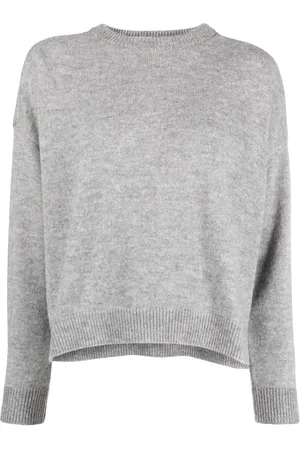 PESERICO SIGN Intarsia-knit crew-neck jumper