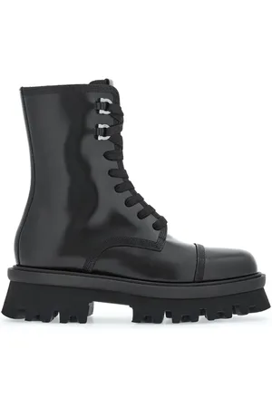 Salvatore Ferragamo Chunky-sole combat boots