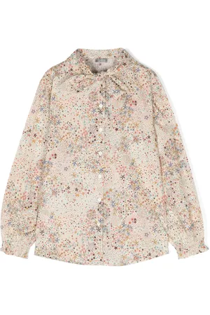 Il gufo Star-print cotton shirt