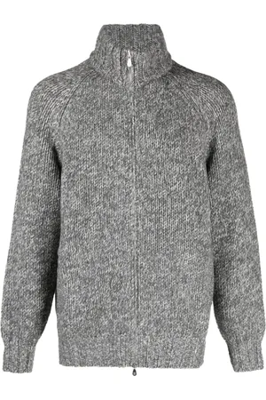 Brunello Cucinelli Raglan-sleeves zip-up cardigan