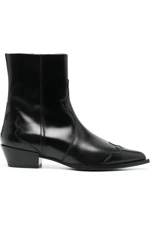 Aeyde Alby 30mm pointed-toe leather boots