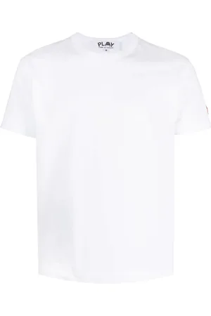 Comme des Garçons Logo-patch cotton T-shirt