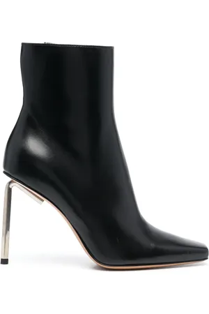 OFF-WHITE Allen 100mm leather ankle boots