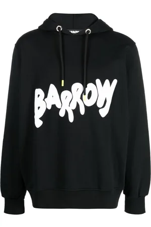 BARROW Logo-print cotton hoodie